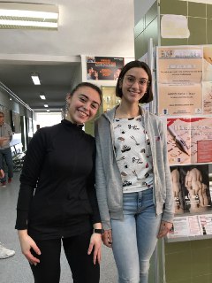 Marisa y Ana Teresa del IES Los Cantos de Bullas